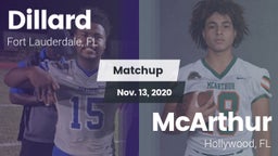 Matchup: Dillard vs. McArthur  2020