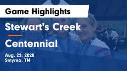 Stewart's Creek  vs Centennial Game Highlights - Aug. 22, 2020