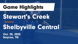 Stewart's Creek  vs Shelbyville Central  Game Highlights - Oct. 20, 2020