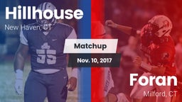 Matchup: Hillhouse vs. Foran  2017