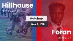 Matchup: Hillhouse vs. Foran  2018