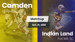 Matchup: Camden vs. Indian Land  2016