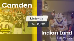 Matchup: Camden vs. Indian Land  2017