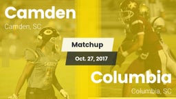 Matchup: Camden vs. Columbia  2017