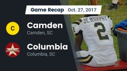 Recap: Camden  vs. Columbia  2017