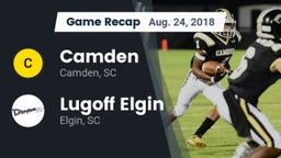 Recap: Camden  vs. Lugoff Elgin  2018