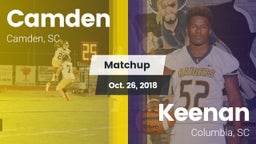 Matchup: Camden vs. Keenan  2018