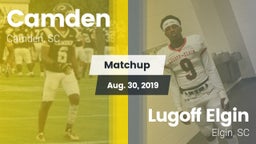 Matchup: Camden vs. Lugoff Elgin  2019