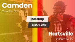 Matchup: Camden vs. Hartsville  2019