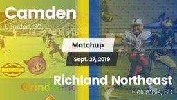 Matchup: Camden vs. Richland Northeast  2019