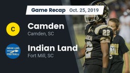 Recap: Camden  vs. Indian Land  2019