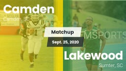 Matchup: Camden vs. Lakewood  2020