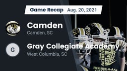 Recap: Camden  vs. Gray Collegiate Academy 2021