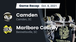 Recap: Camden  vs. Marlboro County  2021