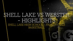 Shell Lake girls basketball highlights Shell Lake vs Webster - Highlights