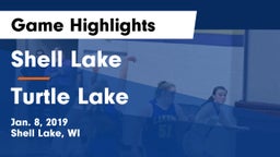Shell Lake  vs Turtle Lake  Game Highlights - Jan. 8, 2019