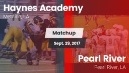 Matchup: Haynes Academy vs. Pearl River  2017