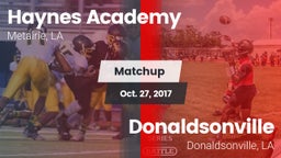 Matchup: Haynes Academy vs. Donaldsonville  2017