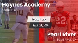 Matchup: Haynes Academy vs. Pearl River  2018