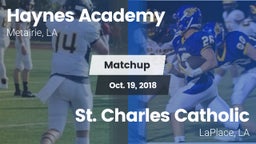 Matchup: Haynes Academy vs. St. Charles Catholic  2018