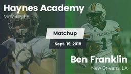 Matchup: Haynes Academy vs. Ben Franklin  2019