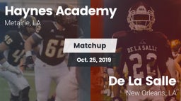 Matchup: Haynes Academy vs. De La Salle  2019