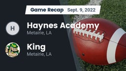 Recap: Haynes Academy  vs. King  2022
