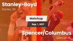 Matchup: Stanley-Boyd  vs. Spencer/Columbus  2017