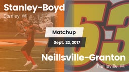 Matchup: Stanley-Boyd  vs. Neillsville-Granton  2017