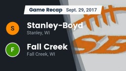 Recap: Stanley-Boyd  vs. Fall Creek  2017