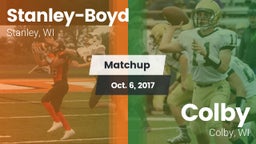 Matchup: Stanley-Boyd  vs. Colby  2017