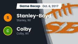 Recap: Stanley-Boyd  vs. Colby  2017