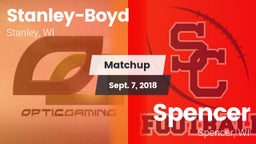 Matchup: Stanley-Boyd  vs. Spencer  2018