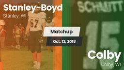 Matchup: Stanley-Boyd  vs. Colby  2018