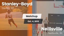 Matchup: Stanley-Boyd  vs. Neillsville  2019