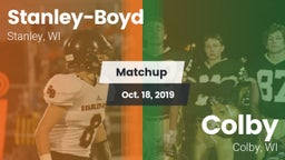 Matchup: Stanley-Boyd  vs. Colby  2019