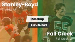 Matchup: Stanley-Boyd  vs. Fall Creek  2020