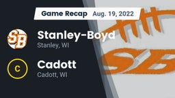 Recap: Stanley-Boyd  vs. Cadott  2022