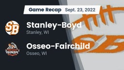 Recap: Stanley-Boyd  vs. Osseo-Fairchild  2022