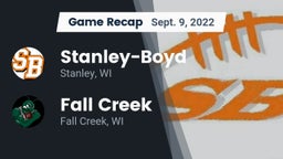 Recap: Stanley-Boyd  vs. Fall Creek  2022