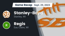 Recap: Stanley-Boyd  vs. Regis  2023