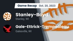 Recap: Stanley-Boyd  vs. Gale-Ettrick-Trempealeau  2023