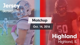 Matchup: Jersey  vs. Highland  2016
