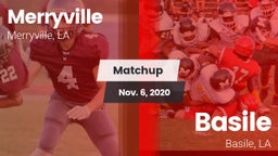 Matchup: Merryville vs. Basile  2020