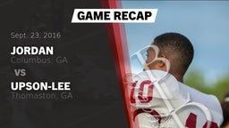 Recap: Jordan  vs. Upson-Lee  2016