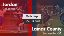 Matchup: Jordan vs. Lamar County  2016