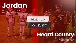 Matchup: Jordan vs. Heard County  2017