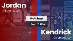 Matchup: Jordan vs. Kendrick  2018