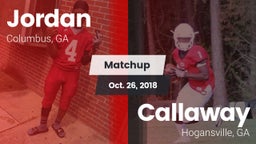 Matchup: Jordan vs. Callaway  2018