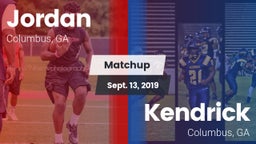 Matchup: Jordan vs. Kendrick  2019